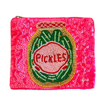 Beaded Pickles Coin Purse