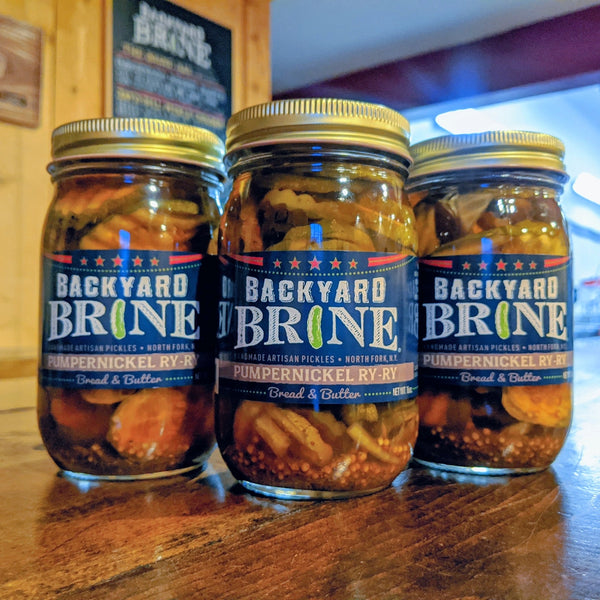 Pumpernickel Ry-Ry Bread & Butter Pickles