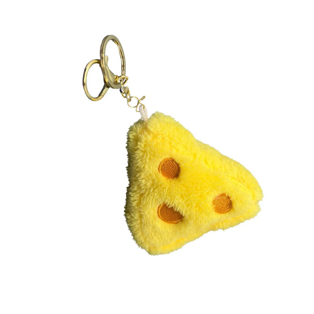 Plush Cheese Keychain & Bag Charm