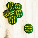 Pickle Eating Champ Button