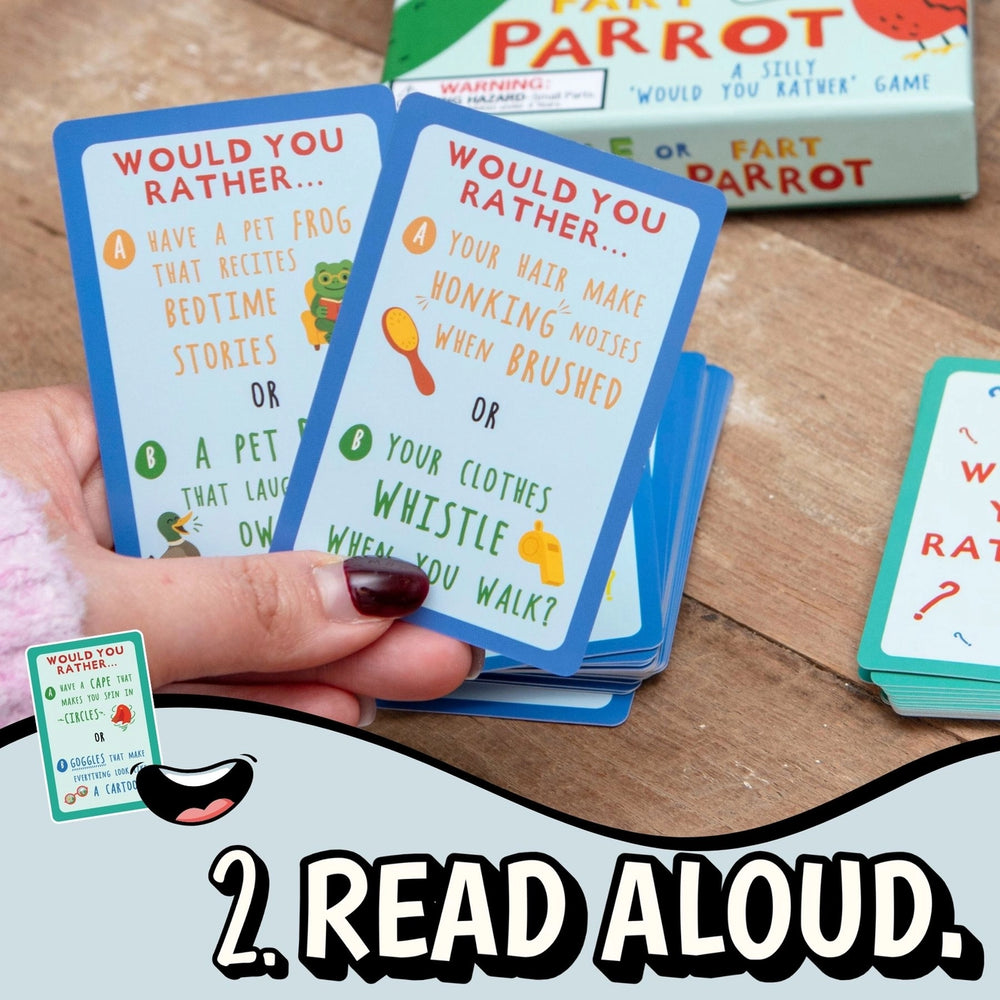 Pickle Toes or Fart Parrot – Would You Rather Game