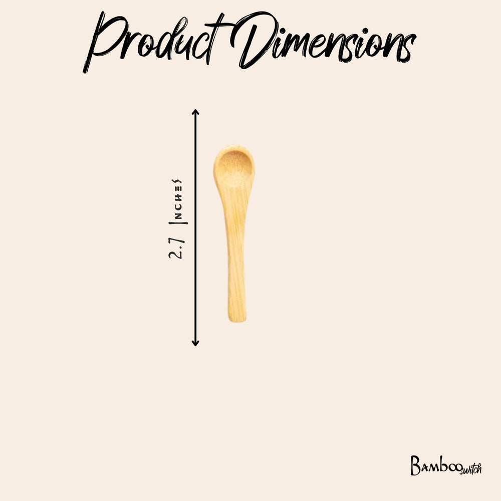 Mini Bamboo Spice Spoon