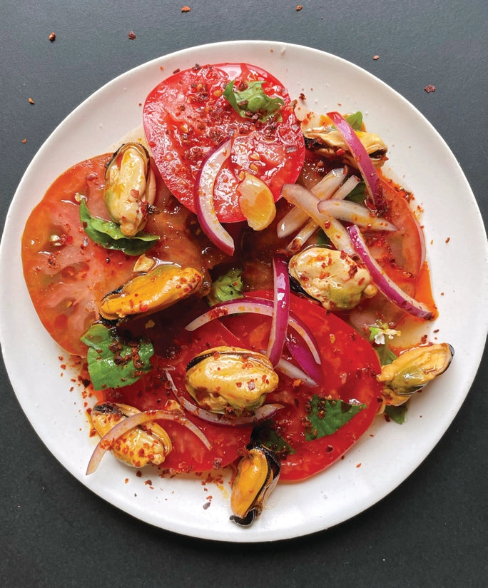 Mussels in Escabeche