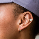 Garlic Enamel Earrings