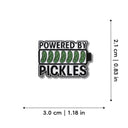 Powered By Pickles Enamel Pin