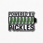 Powered By Pickles Enamel Pin