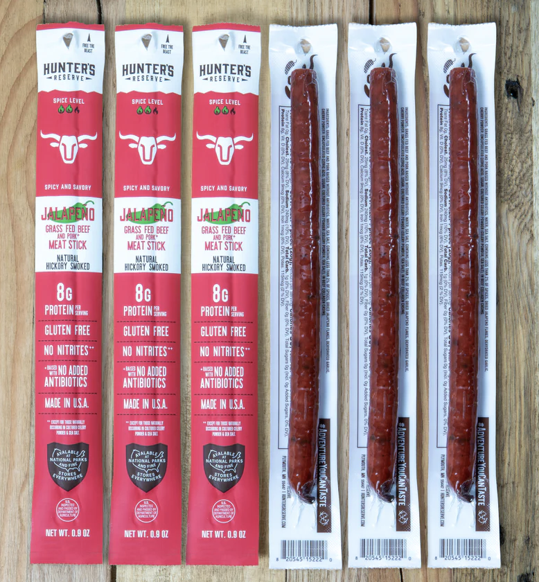 Jalapeño Grass Fed Beef Meat Sticks